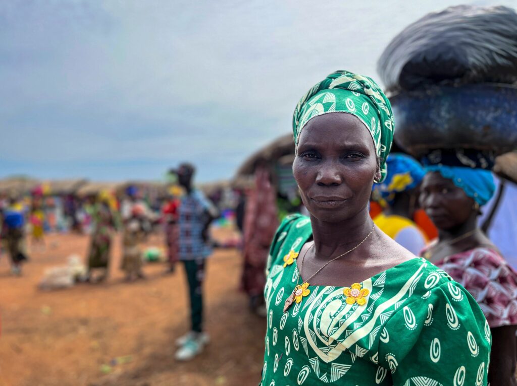 GOELAMON Anasthasie er en av de som får støtte fra det Caritas-finansierte  prosjektet Emergency Food Security and Agricultural Assistance