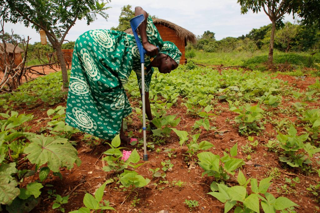 GOELAMON Anasthasie er en av de som får støtte fra det Caritas-finansierte prosjektet Emergency Food Security and Agricultural Assistance